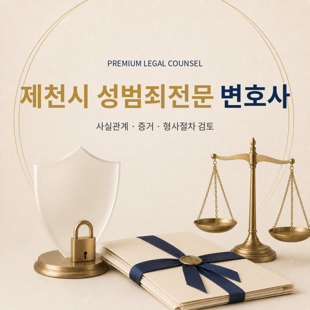 제천시 성범죄전문 변호사