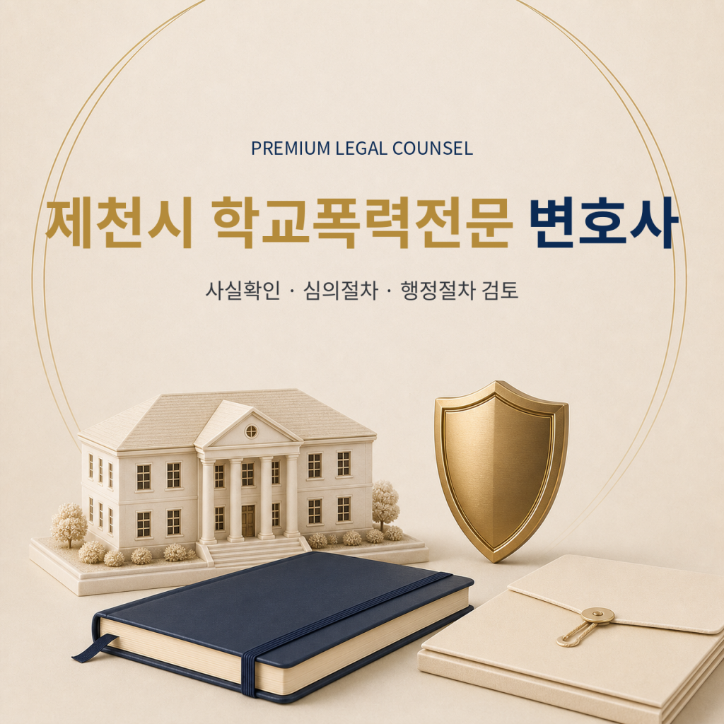 제천시 학교폭력전문 변호사