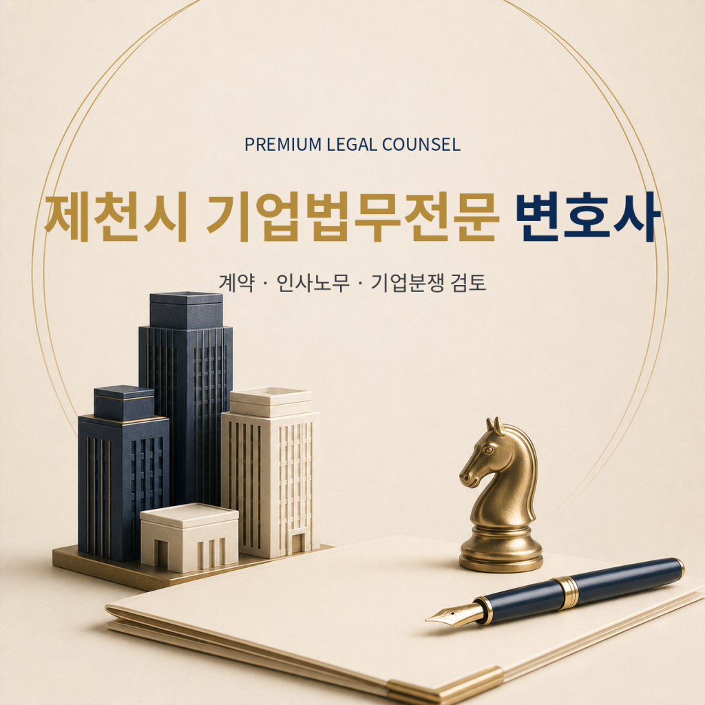 제천시 기업법무전문 변호사